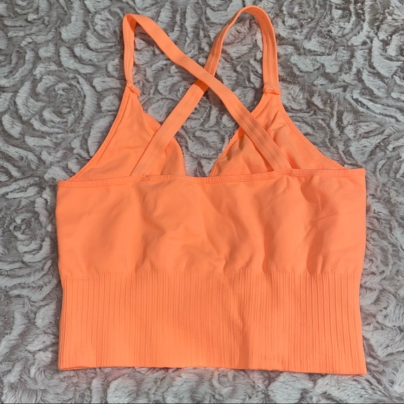 NEW! Free People Good Karma Crop Top - M/L - Peach - $58 retail - Picture 5 of 9